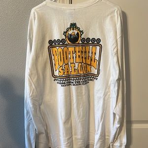 VINTAGE BOOTHILL SALOON T-SHIRT LONG SLEEVE SIZE XL DAYTONA BEACH 1999